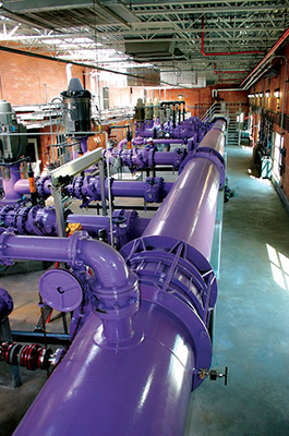 Screenshot of recycle pump station