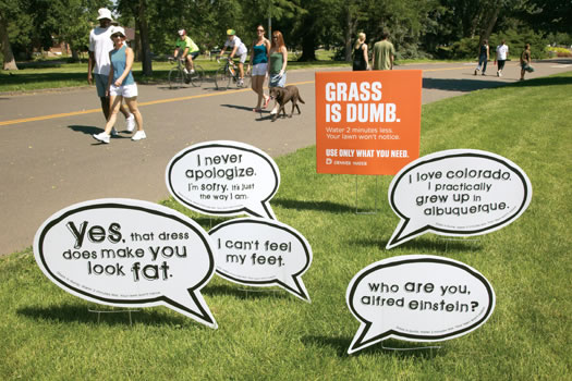 Grass is dumb talk bubbles