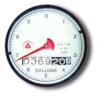 Meter dial
