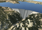 Rendering of Gross Dam once complete. 
