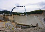 Construction work at Gross Reservoir