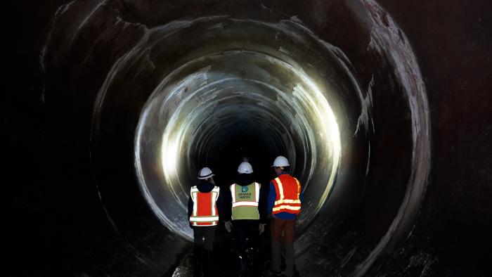 Denver Water crews inspect outlet tunnel inside Dillon Dam