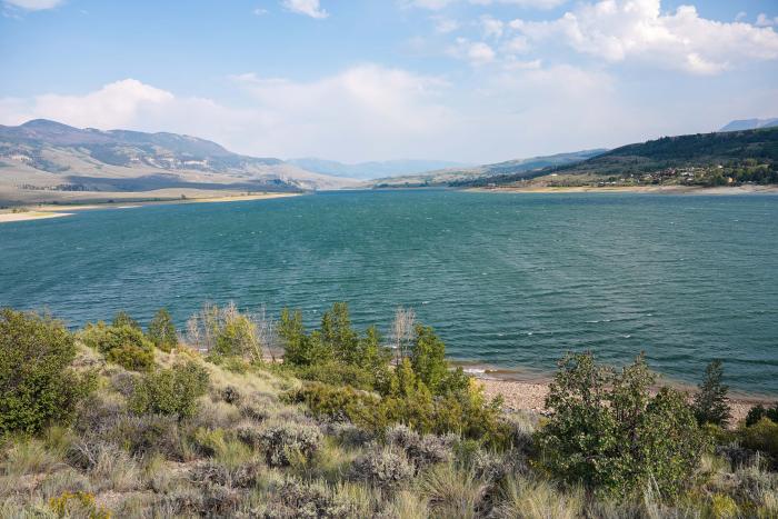 Picture of Green Mountain Reservoir in Aug. 2021