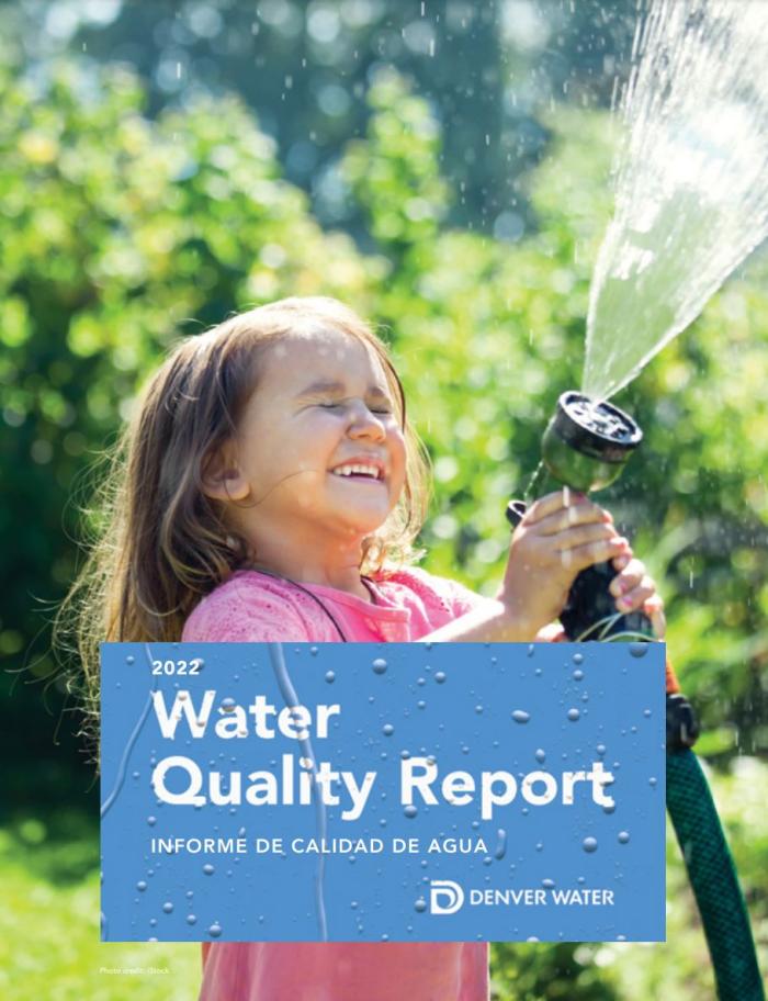 cover of a report that says 2022 Water Quality Report
