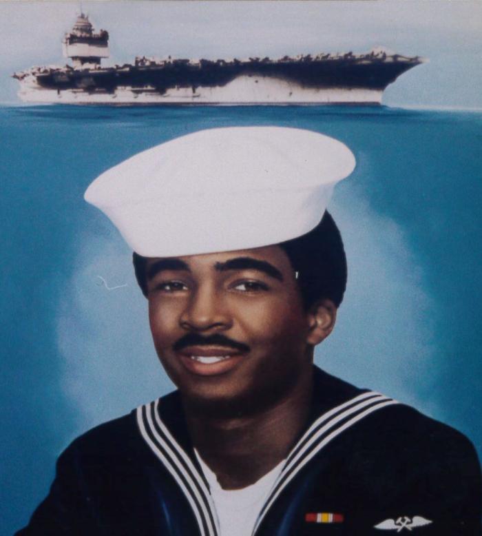 Man in Navy uniform