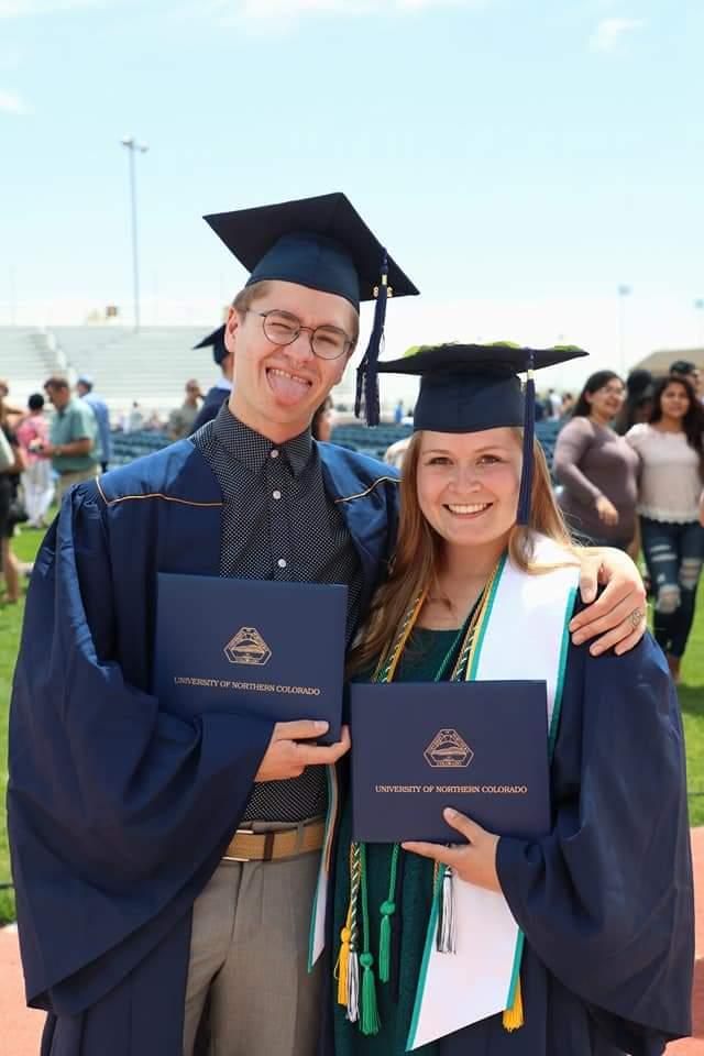 Jack and Katie UNC graduation