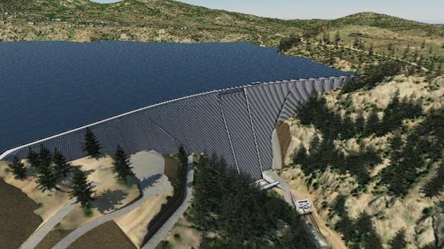 Rendering of Gross Dam