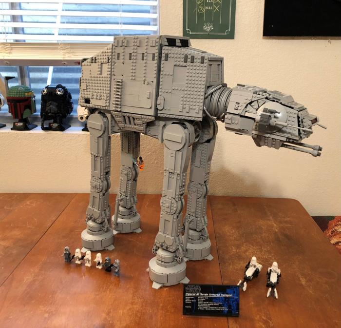 Lego model of Star Wars character