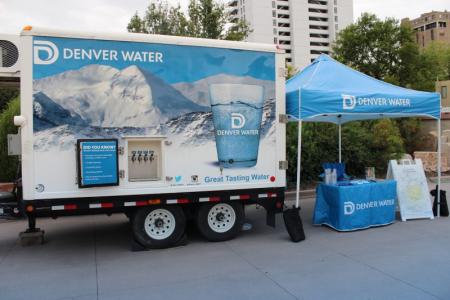 Denver Water’s water trailer.