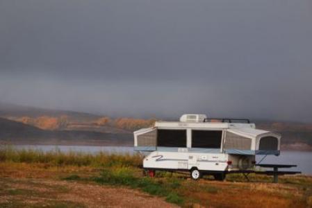 Camping at Williams Fork Reservoir.
