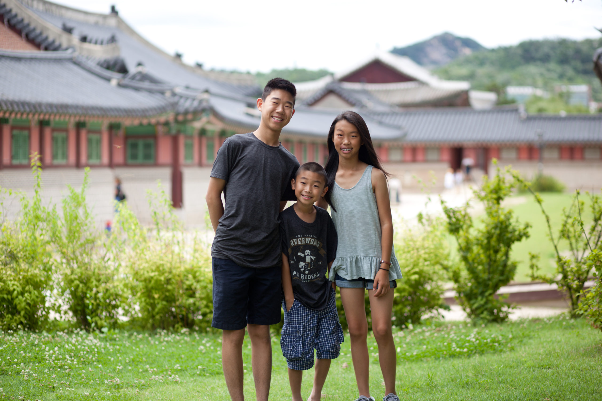 Han family visits South Korea