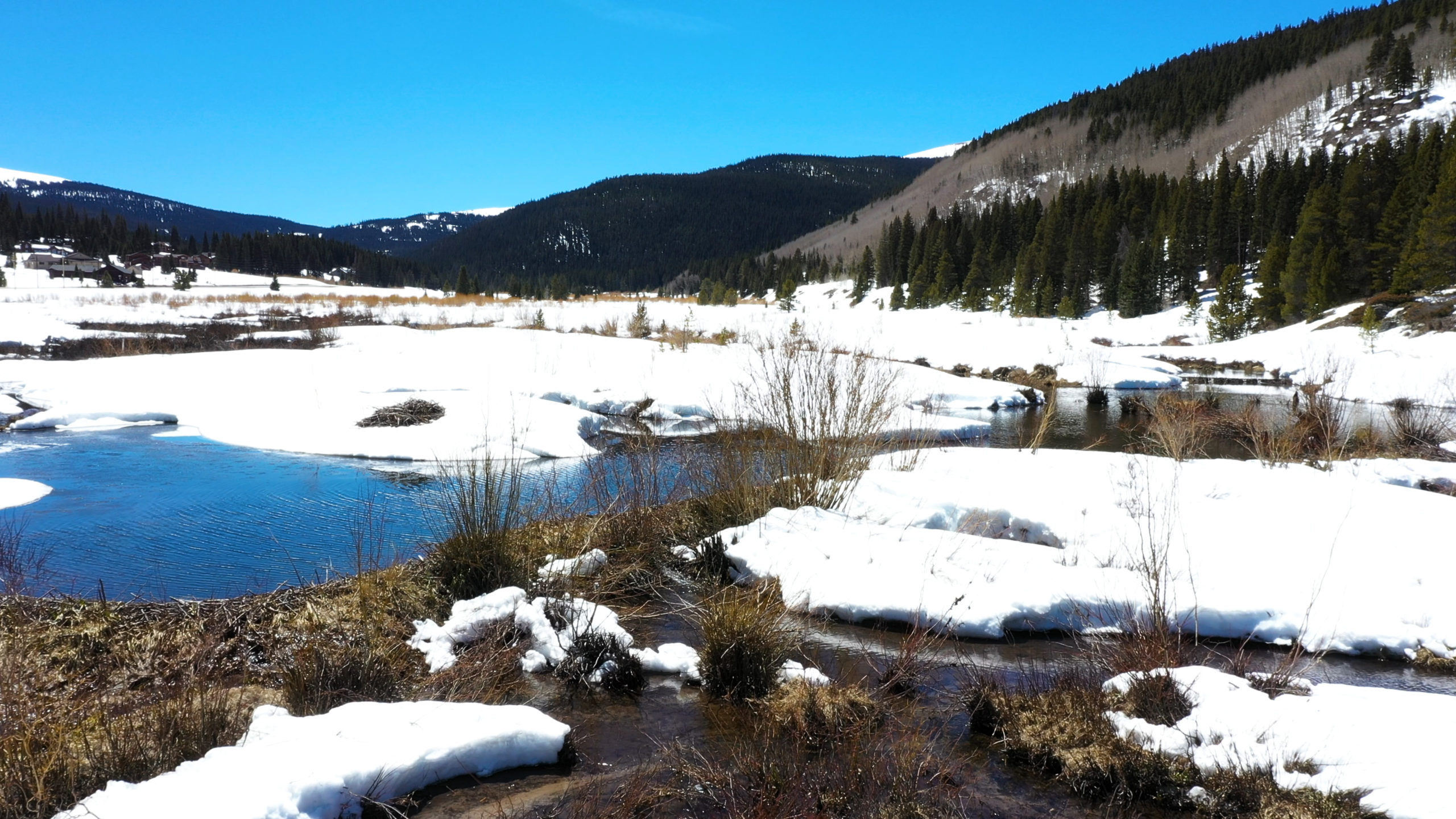 The Blue River starts in the mountains southwest of Breckenridge. Photo credit: Denver Water.