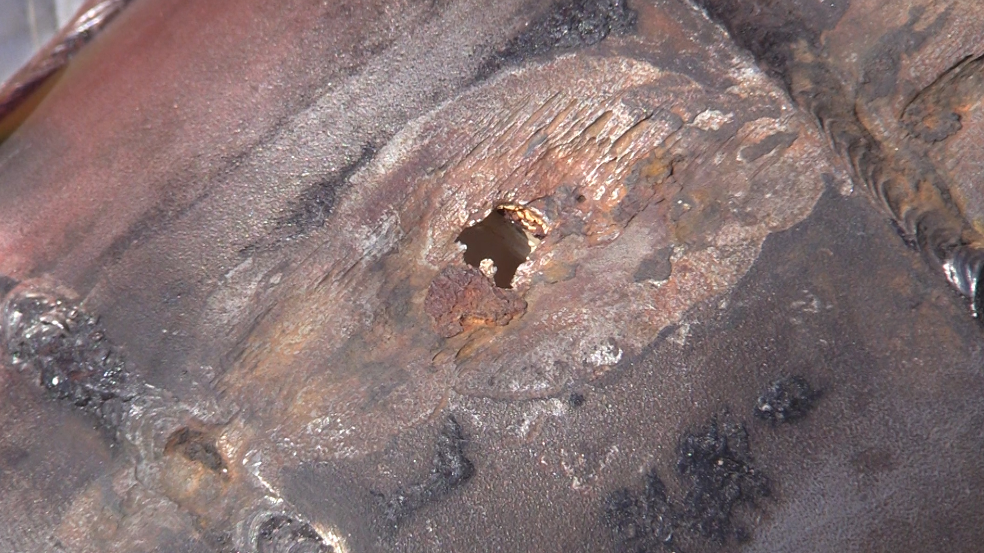 Corrosion over time can lead to pipe failures.