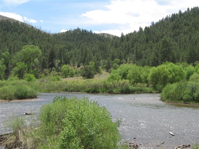 The South Platte River, pictured here, is part of Denver Water's southern collection system and provides moderately hard water.