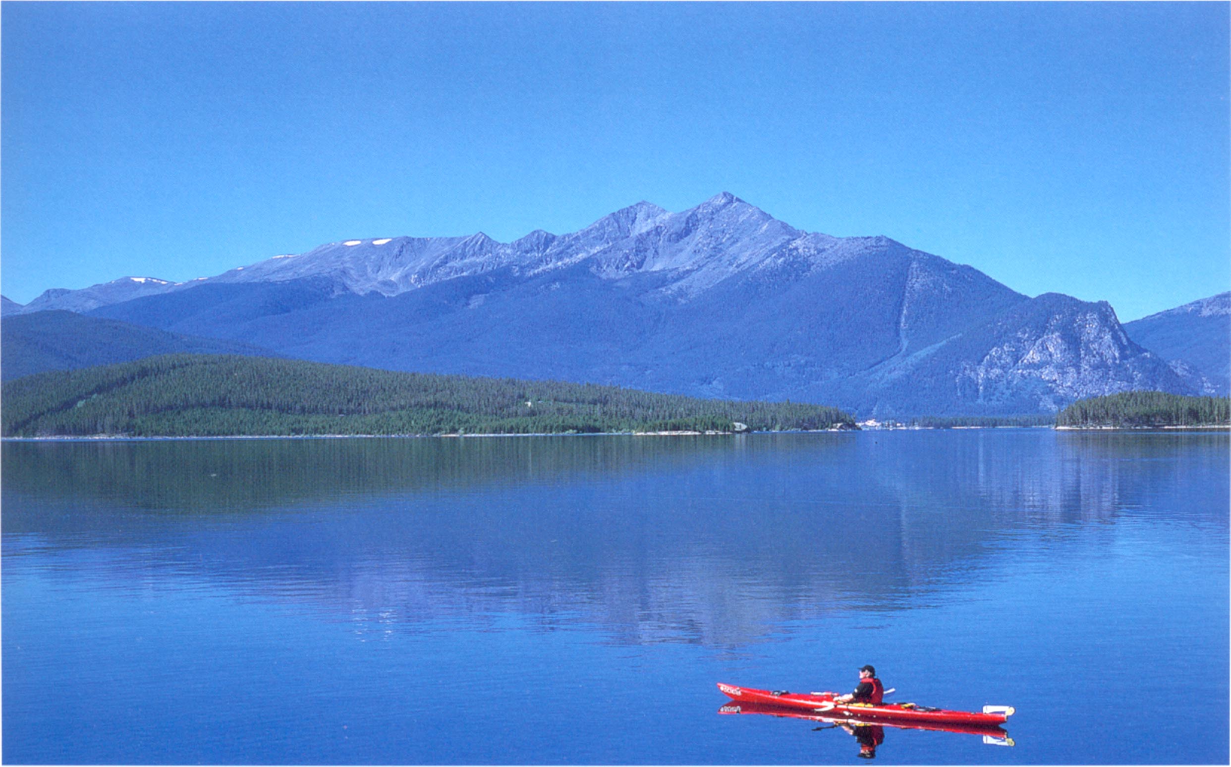 Dillon Reservoir in the summer of 2000.