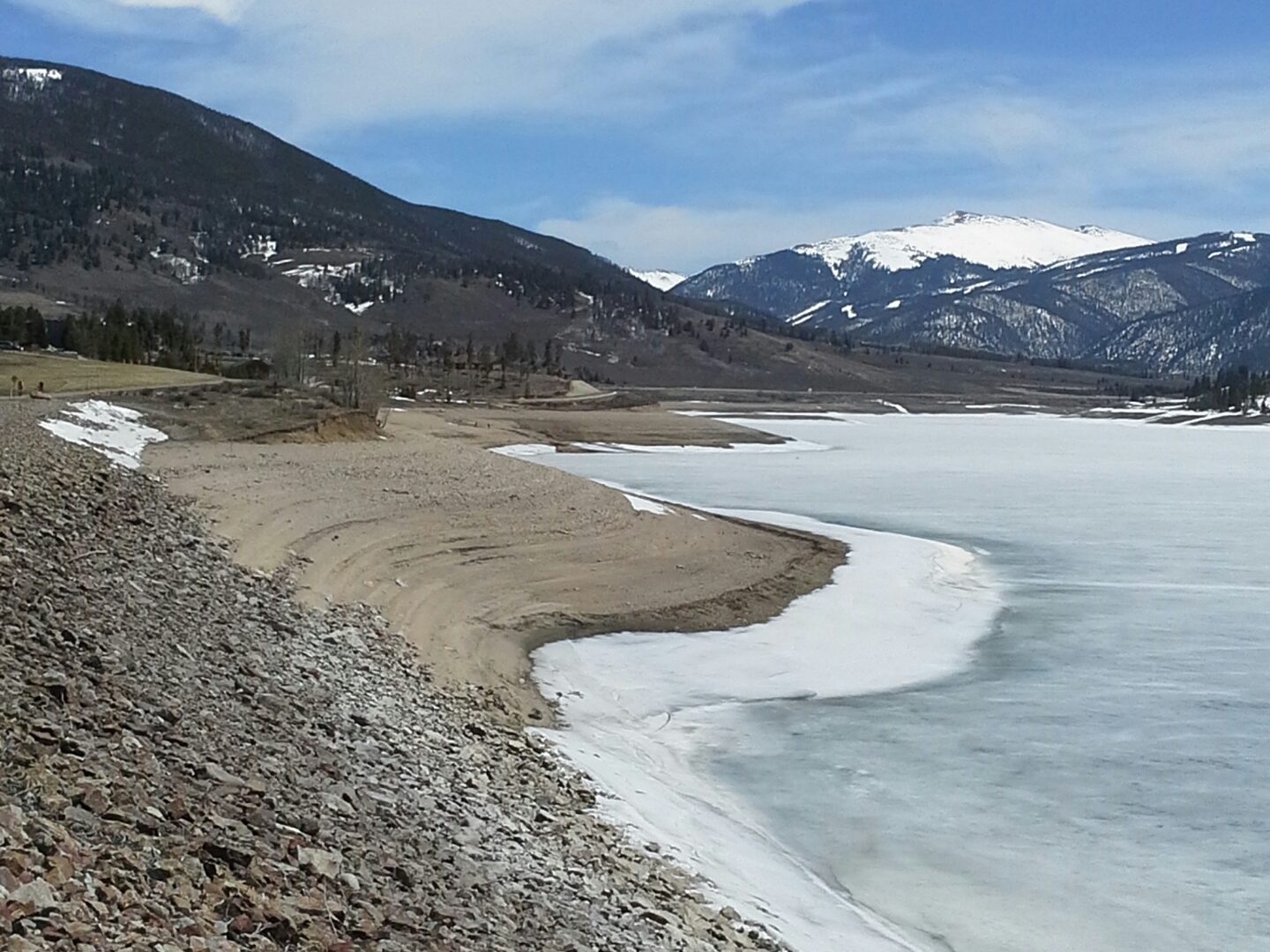 Dillon Reservoir in April 2013.
