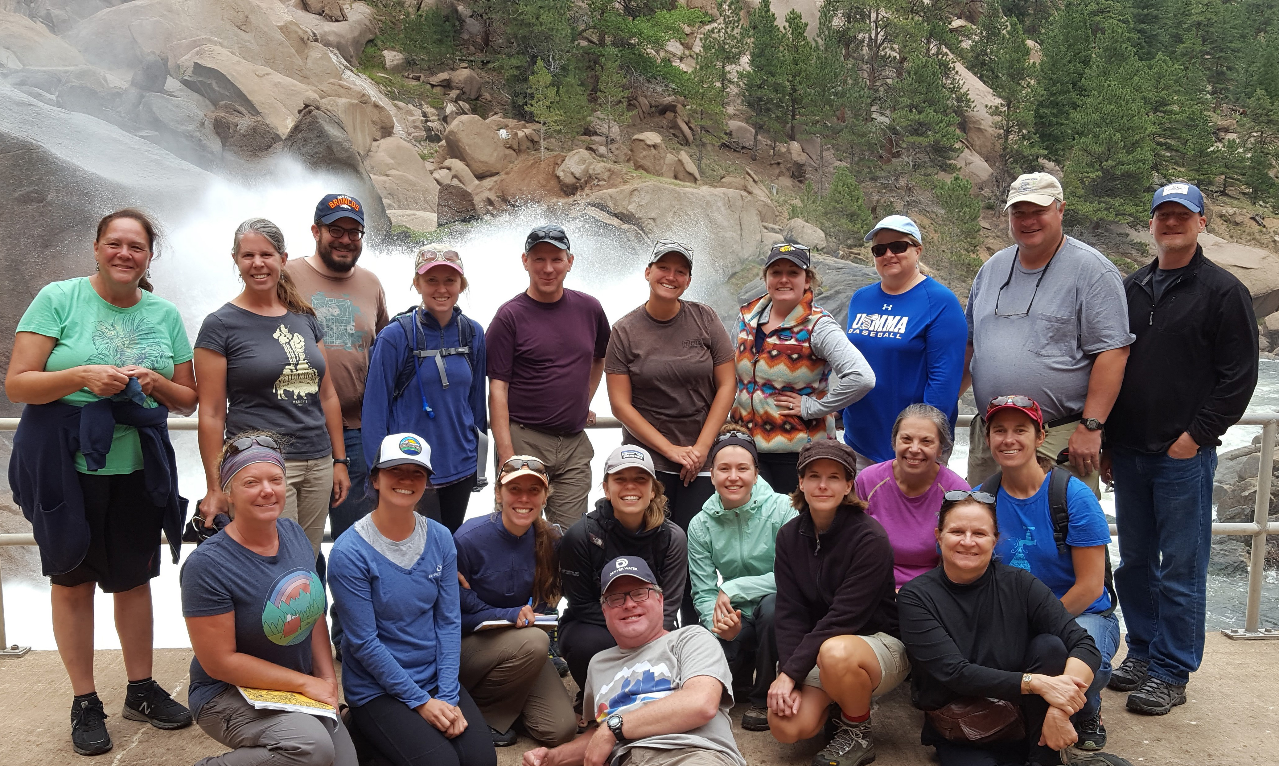 Participants at the 2017 Denver Water/Denver Public Works Watershed Tour and Teacher Workshop.
