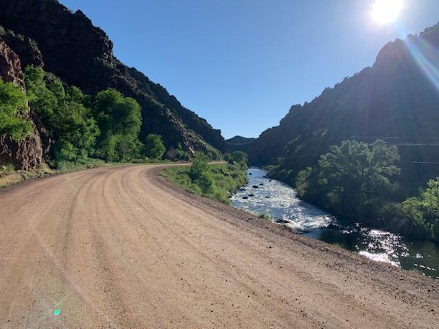 Photo taken by a Denver Water caretaker days before reopening Waterton Canyon to the public. Photo credit: Denver Water.