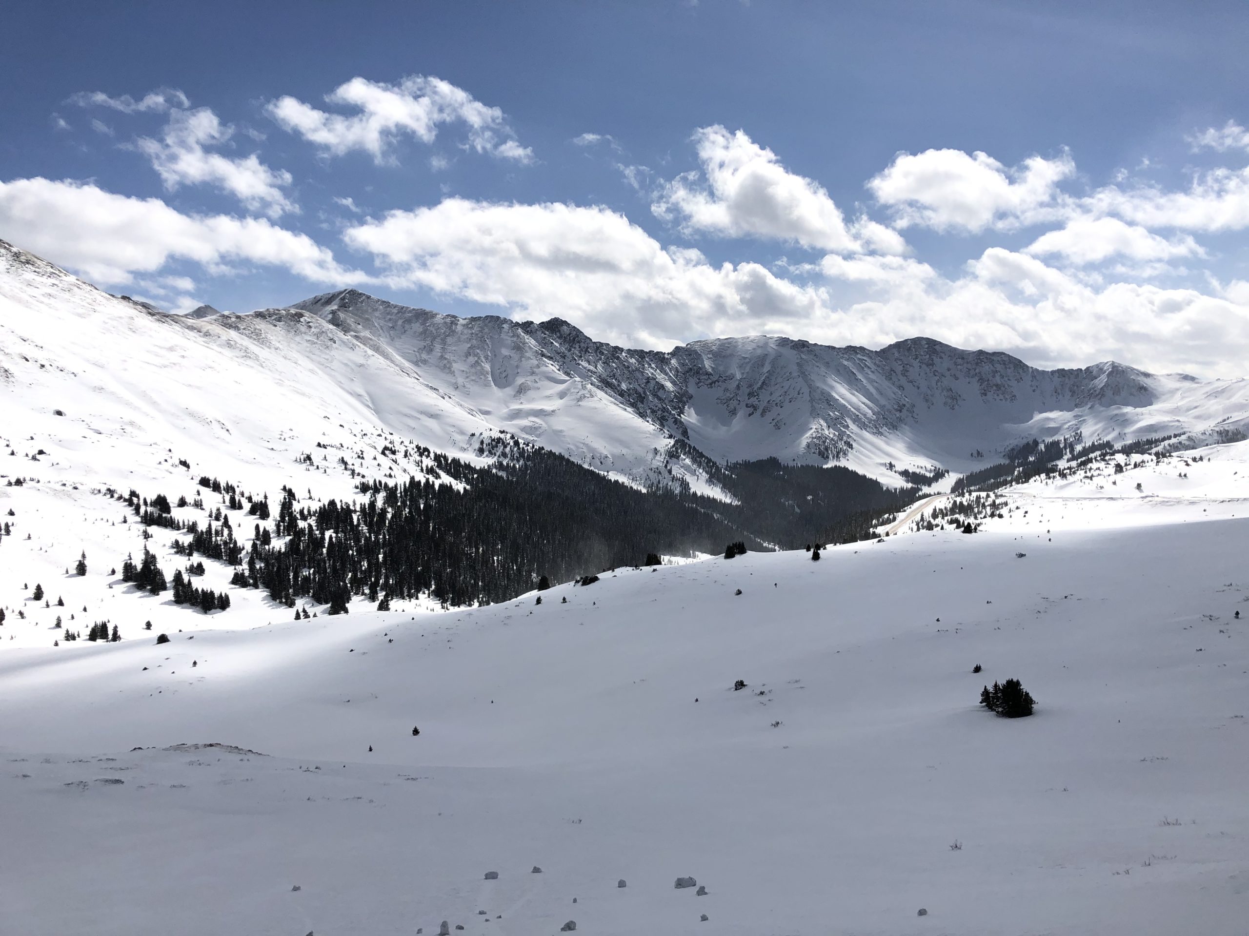 Snow from the west side of Loveland Pass is part of Denver Water's Upper Colorado River collection area. Photo credit: Denver Water.