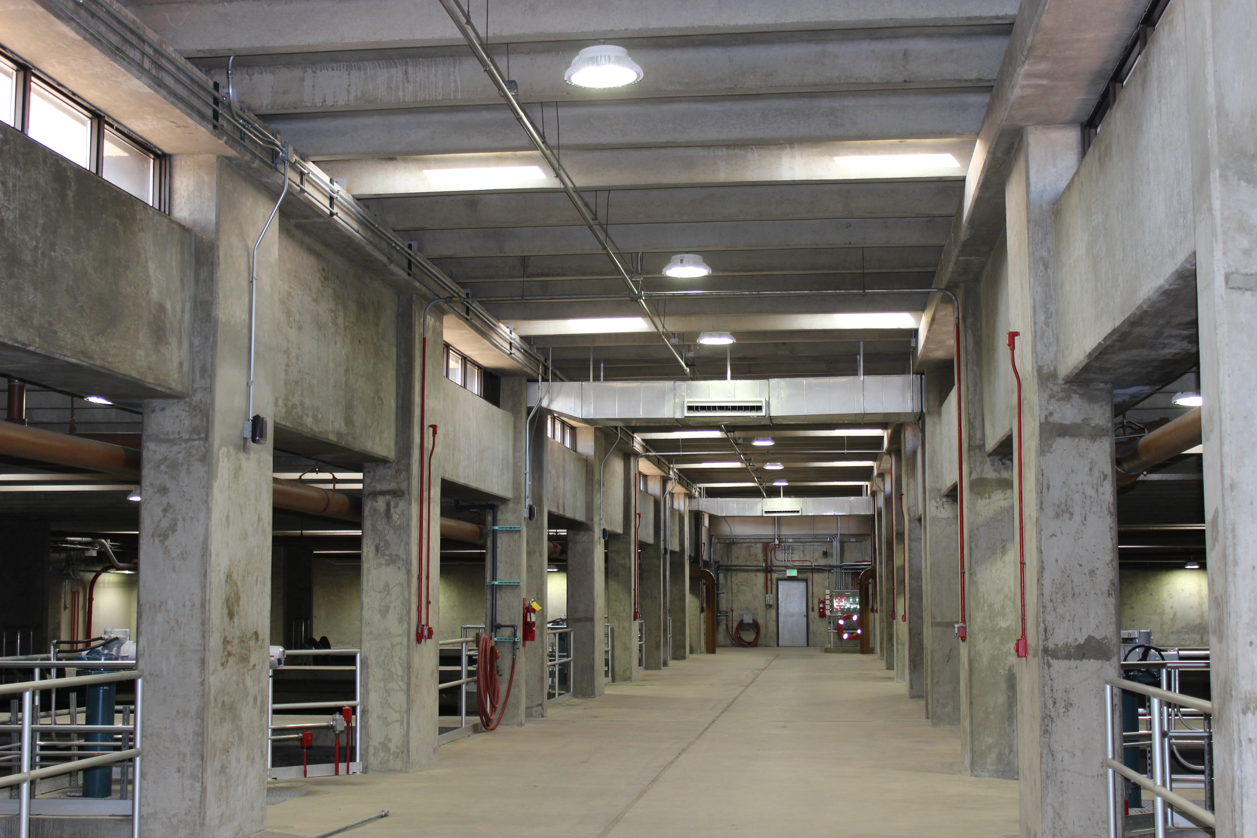 LED light bulbs installed in the Foothills Water Treatment Plant’