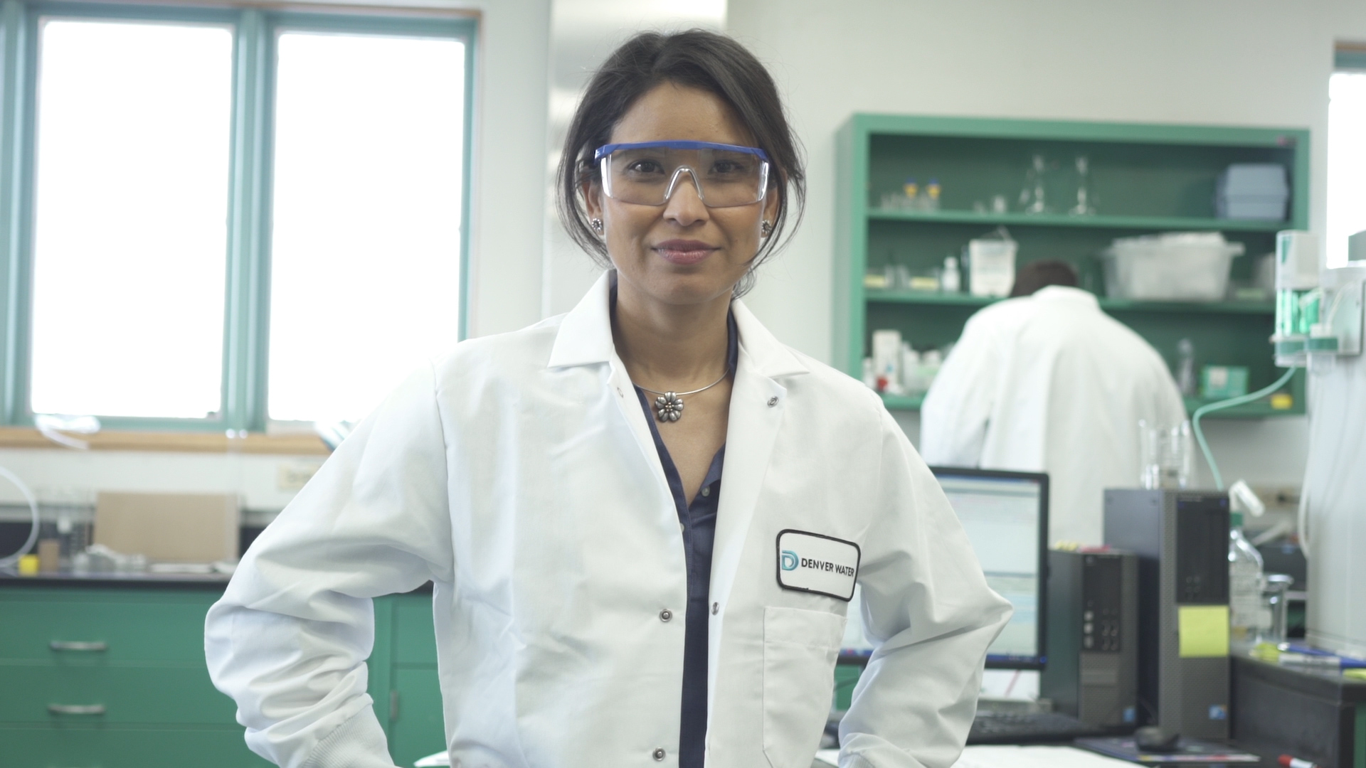 Selene Hernandez-Ruiz, who has a doctorate in science and wrote her dissertation on endocrine disruptor compounds in water, manages Denver Water’s water quality lab, overseeing the safety and purity of Denver’s drinking water. Photo credit: Denver Water