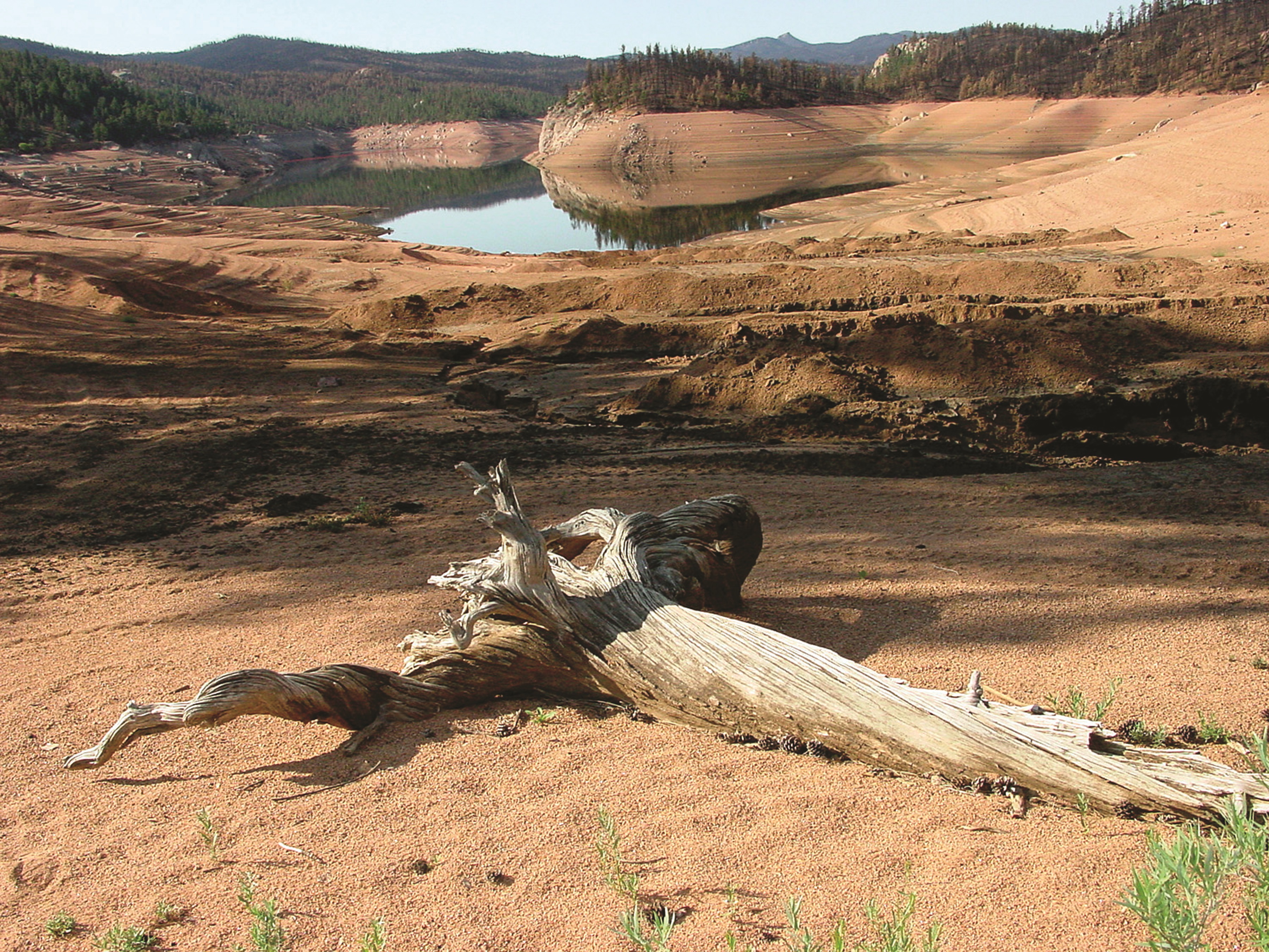 Cheesman Reservoir during the 2002 drought.