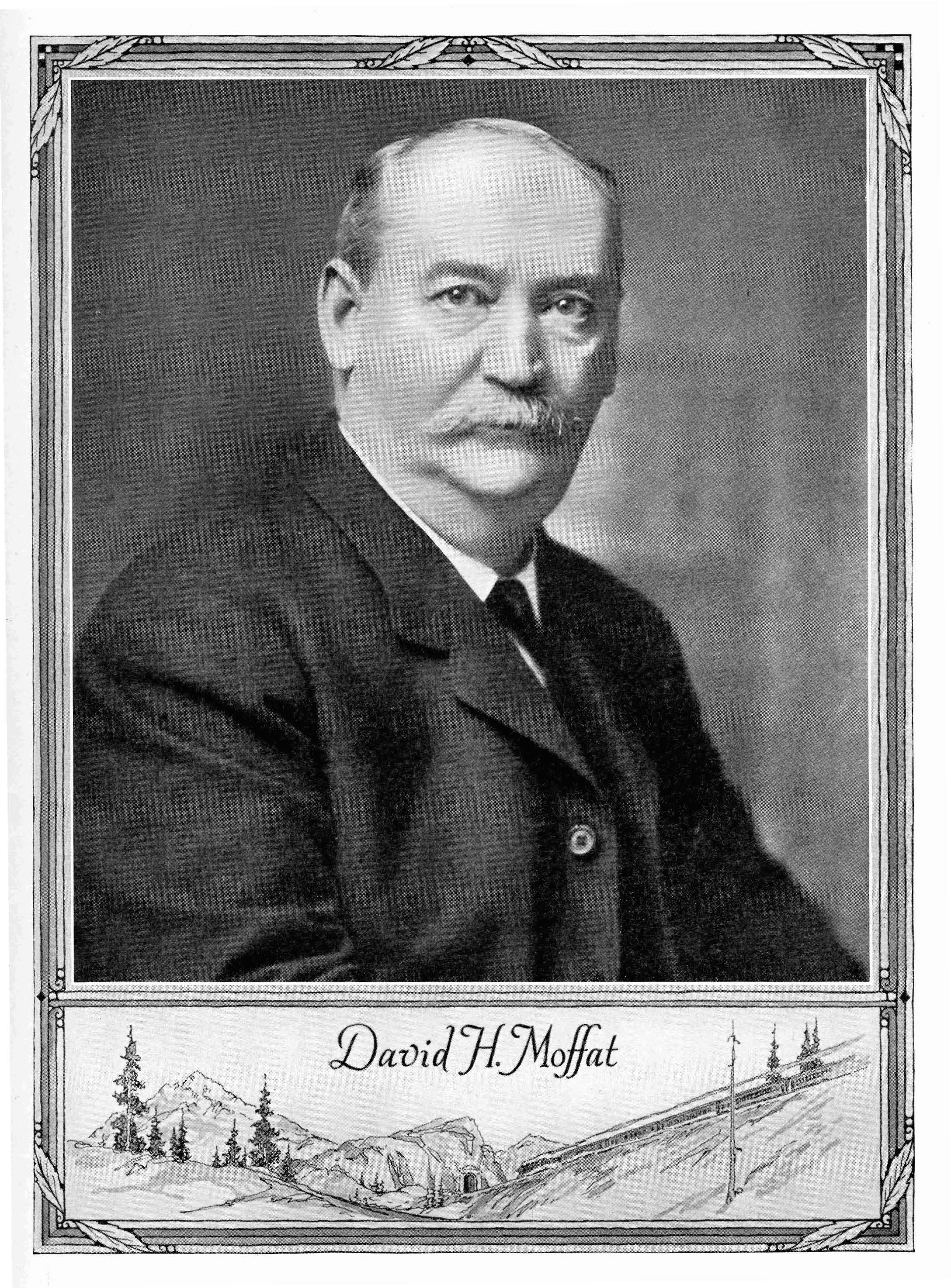 David Moffat (1839-1911) spent an estimated 14 million dollars building the railroad to Rollins Pass.