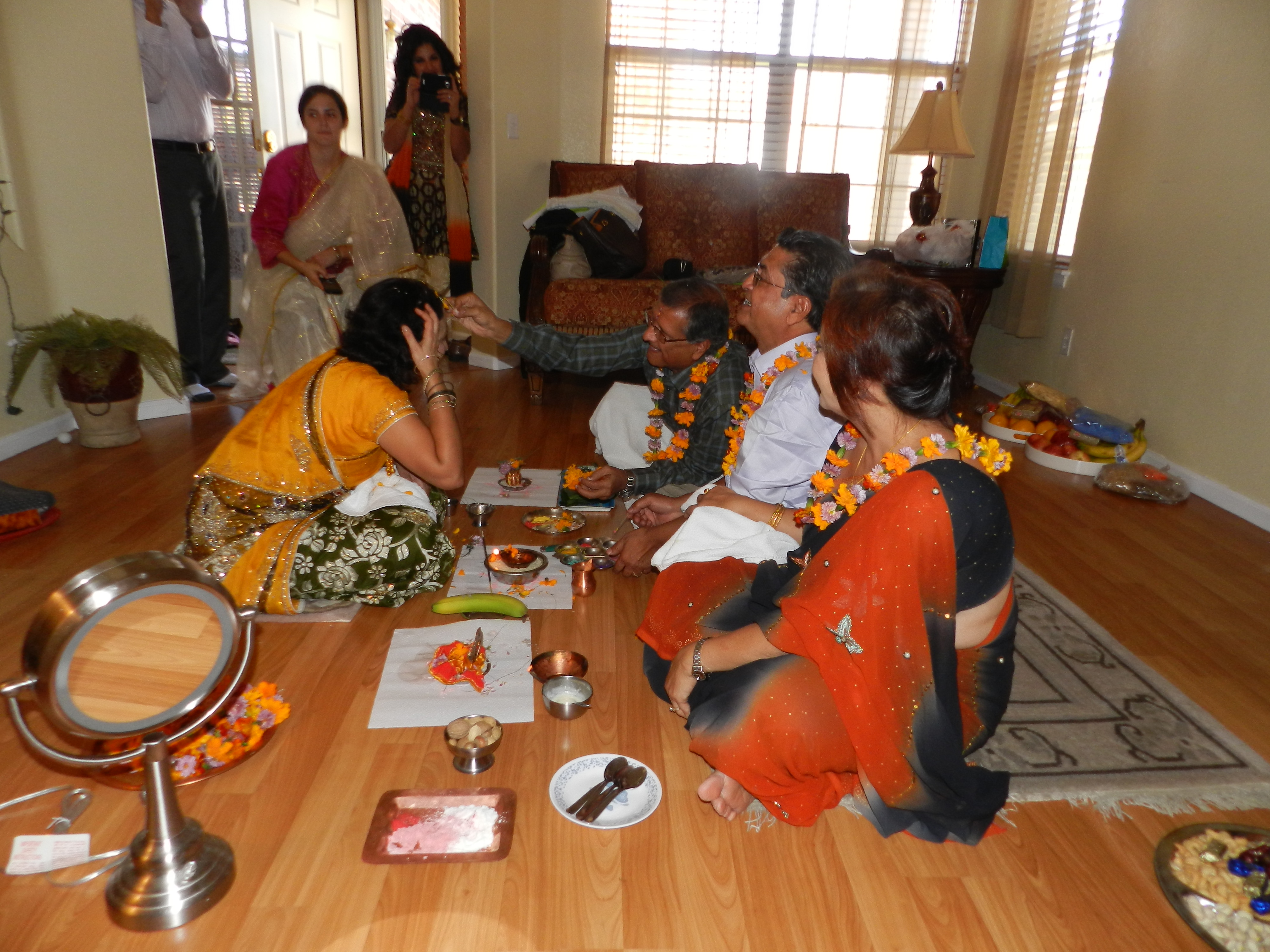 The ceremony honoring siblings on the fifth day of Tihar, also known as Diwali.