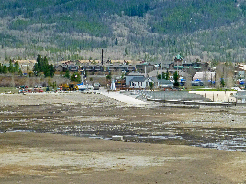 Drought in 2013 led to low water levels at Dillon Reservoir in 2013.