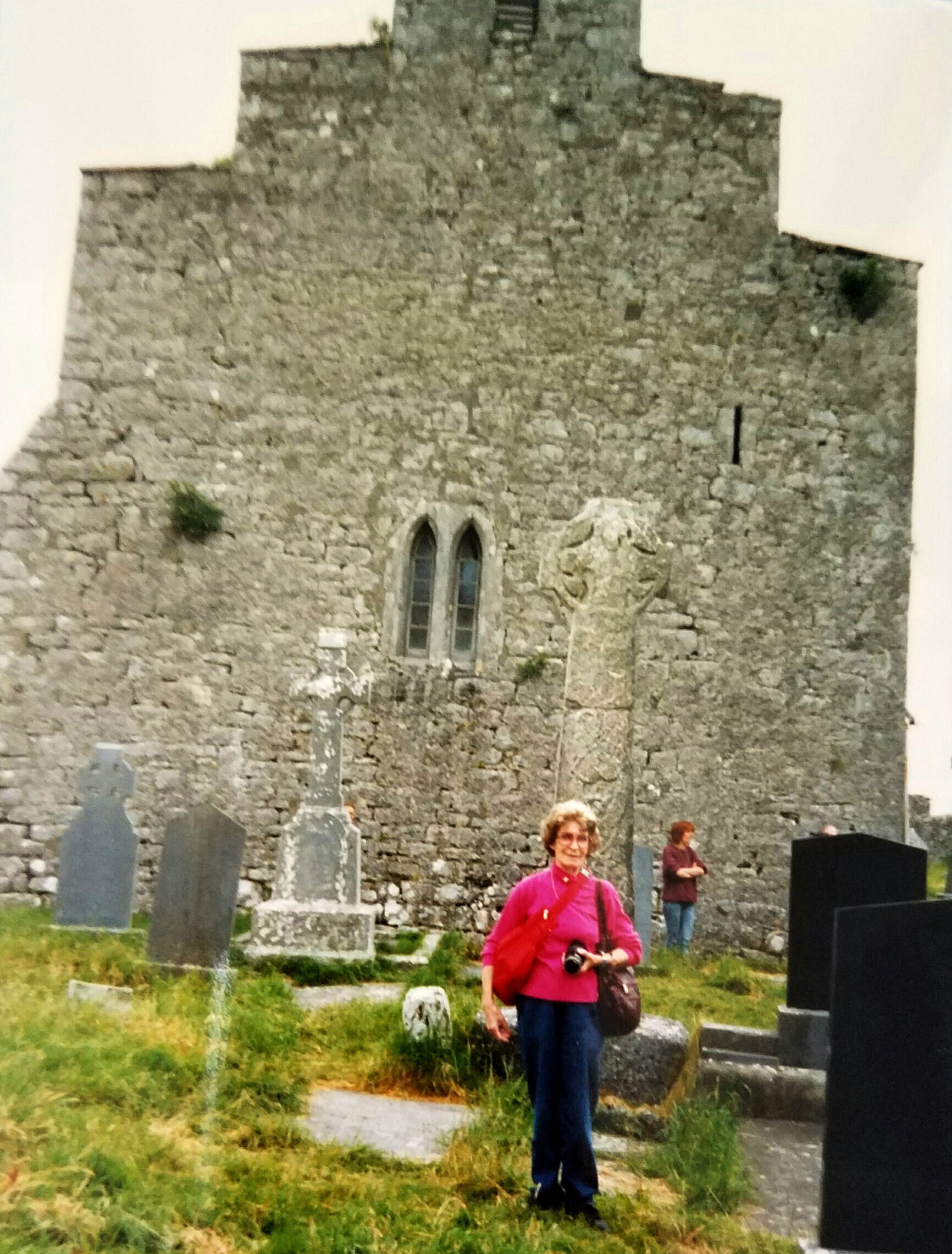 The author's grandmother, Mary Catherine "Cay" Maguire Coyle visiting Ireland in 1989.