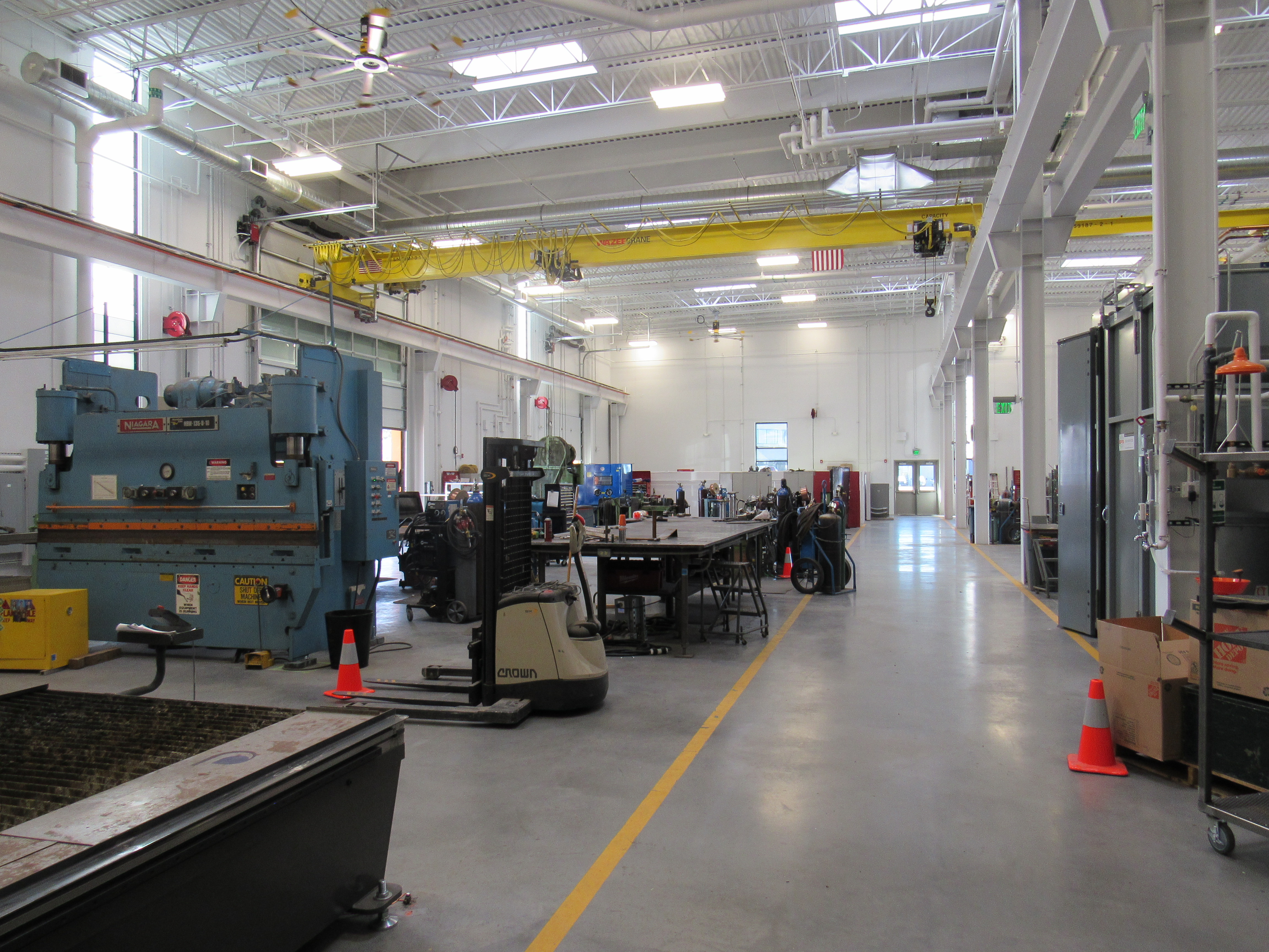 The Trades Shop building brings functions like electricians, plumbers and welders all under one roof. Photo credit: Denver Water.